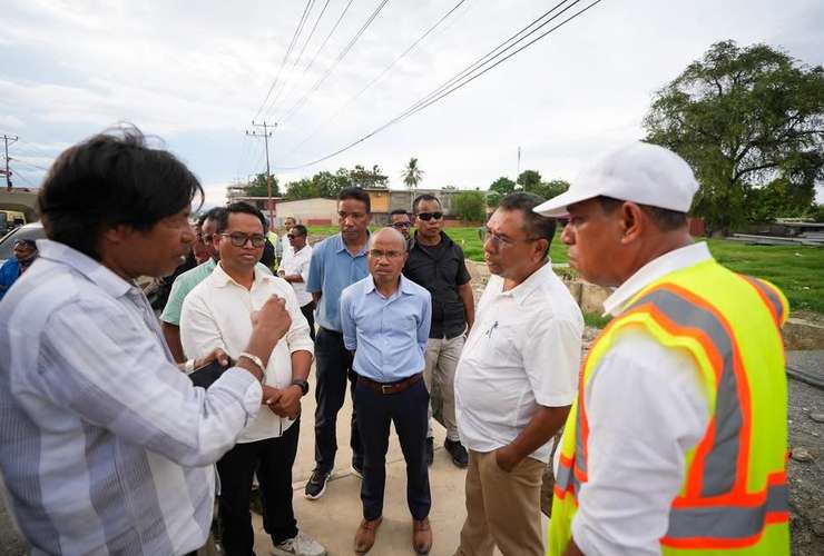 MINISTERIU OBRAS PÚBLIKA MONITORIZA IMPLEMENTASAUN PROJEITU PILOTU KONSTRUSAUN KABU SUBTERRANEO HOSI KULUHUN BA BEKORA