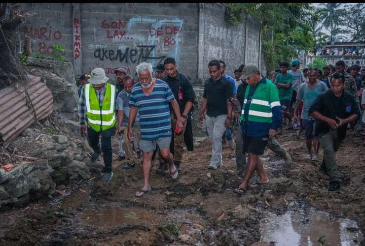 PM XANANA HO EKIPA MOP-SEATOU HALA’O MONITORIZA BA ALARGAMENTU ESTRADA KULUHUN BA TAIBESSI HAS-LARAN
